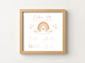 Personalized Baby Birth Announcement Frame